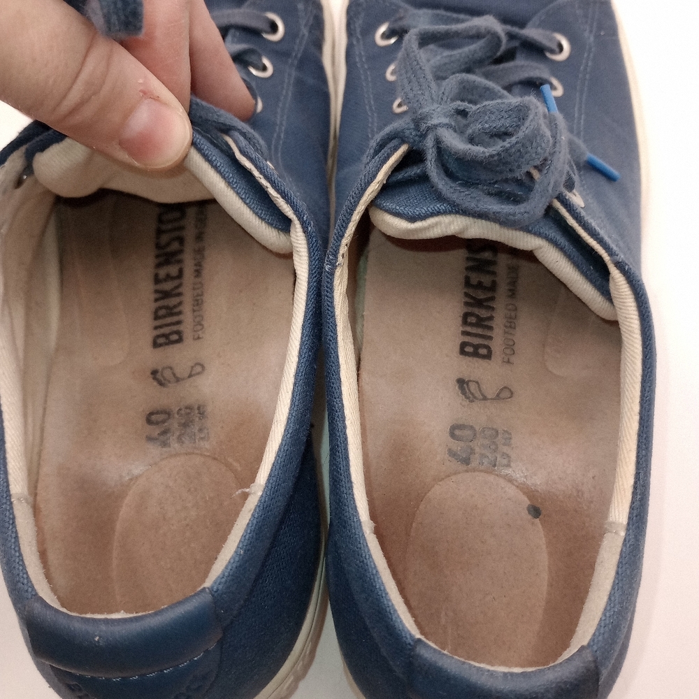 Birkenstock Blue Sneakers Casual Canvas - Picture 6 of 8